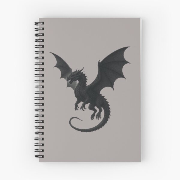 Item preview, flying black dragon designed and sold by KrazyArtStyle.