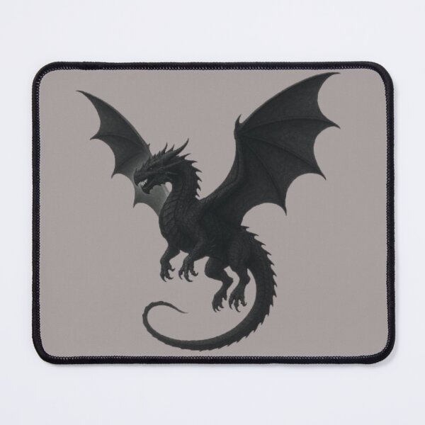 Item preview, flying black dragon designed and sold by KrazyArtStyle.
