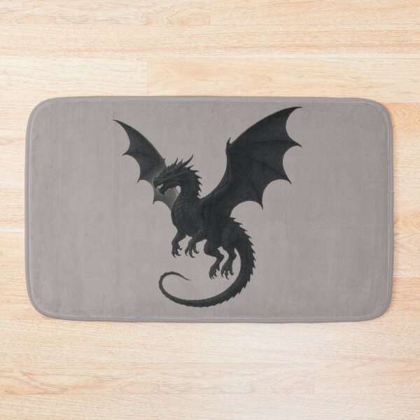 Item preview, flying black dragon designed and sold by KrazyArtStyle.