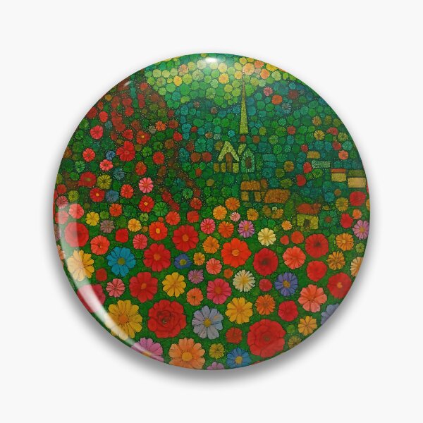 Artikelvorschau, Lebendige pointillistische Nacht: Wirbelnde Sterne und bunte Blumen entworfen und verkauft von Alan Javier Cordoba Espinosa.