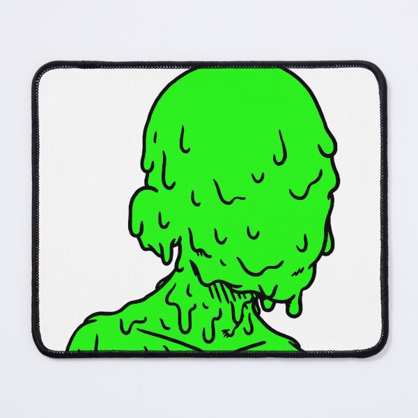 Item preview, illustration of a head covered in slime designed and sold by Chichi2886.