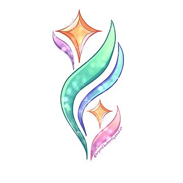 Artwork thumbnail, Celestial Stars (Transparent) by KrystalBStudios