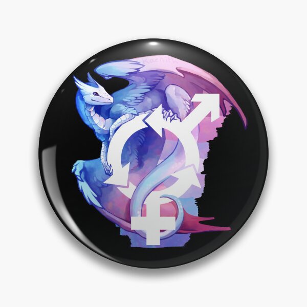 Item preview, Bigender Pride Dragon designed and sold by kaenith.