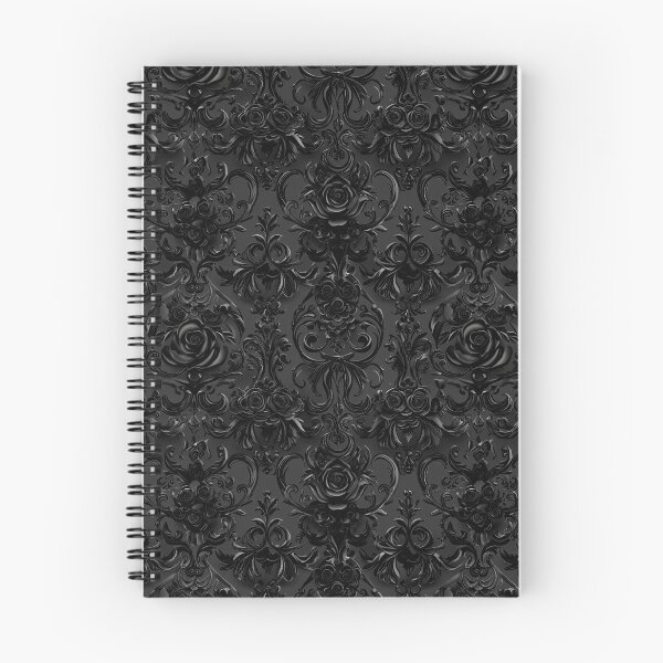Item preview, Elegant Black Baroque – Dark Gothic Luxury Pattern designed and sold by myprintedgems.
