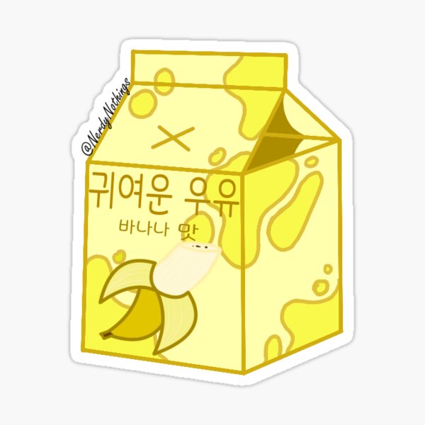 Item preview, Banana Milk designed and sold by NerdyNothings.