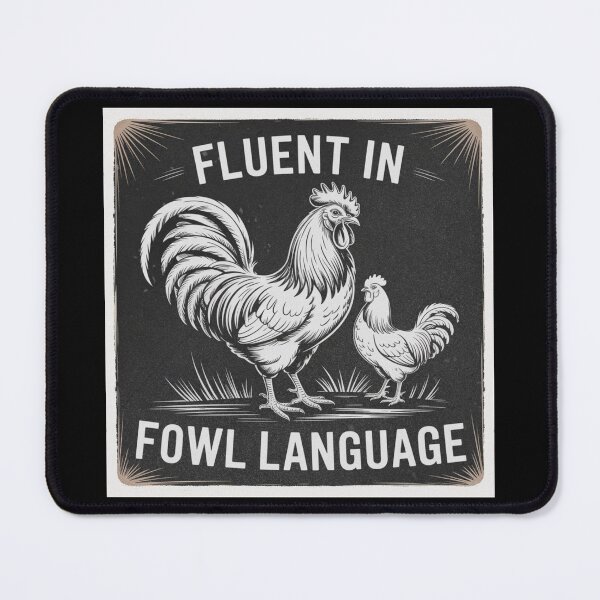 Item preview, Fluent in Fowl Language designed and sold by theartfulaspie.
