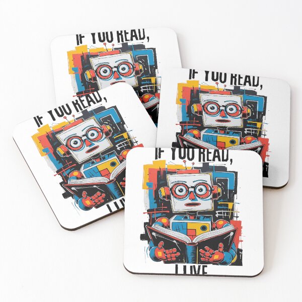 Item preview, Robot in science fiction literature. "If you read, I live" designed and sold by Filologica.