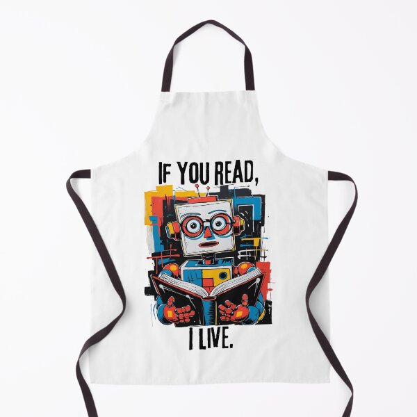 Item preview, Robot in science fiction literature. "If you read, I live" designed and sold by Filologica.