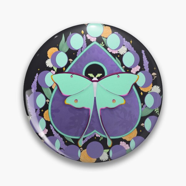 Item preview, Lunar Moth Planchette designed and sold by HannahRaeArts.