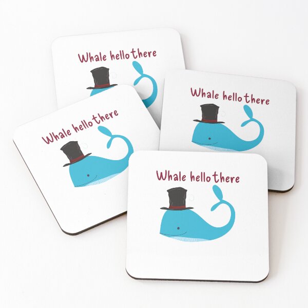 Item preview, Whale Hello There – Funny Ocean Pun Design designed and sold by KissellArt.