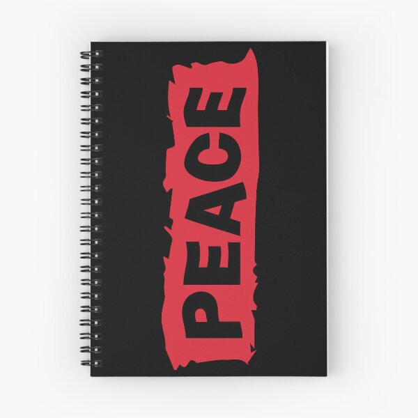 Item preview, PEACE  |  Bold PEACE Statement – Red Grunge Typography Design designed and sold by ManyVersee.