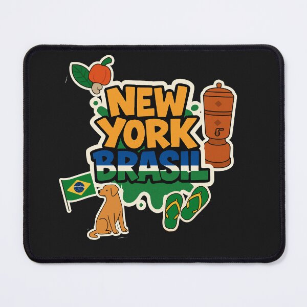 Item preview, New York Meets Brazil Sticker – Street Art Culture with Latin Flavor designed and sold by DanniJordan.