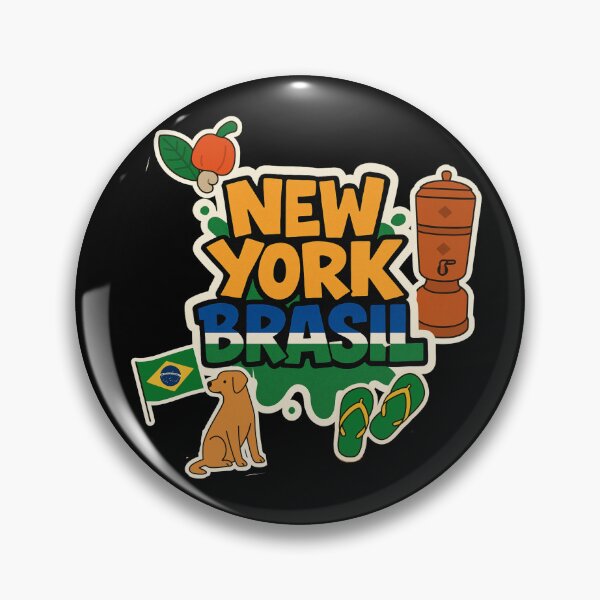 Item preview, New York Meets Brazil Sticker – Street Art Culture with Latin Flavor designed and sold by DanniJordan.