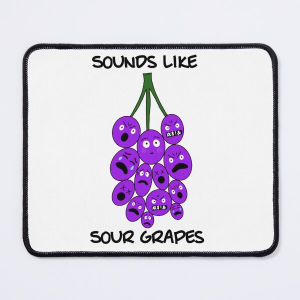 Item preview, Sounds Like Sour Grapes (Emoji Face) designed and sold by LoadFM.