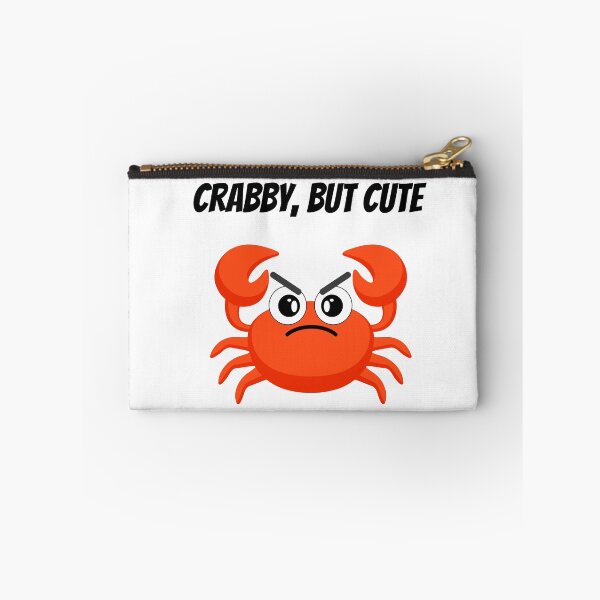 Item preview, Crabby but Cute – Angry Cartoon Crab Design designed and sold by KissellArt.