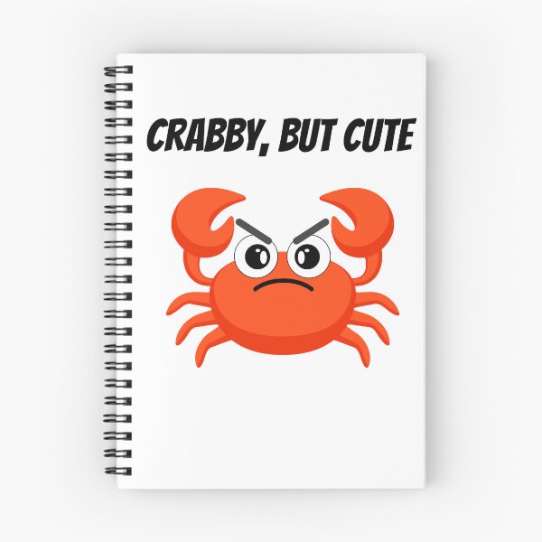 Item preview, Crabby but Cute – Angry Cartoon Crab Design designed and sold by KissellArt.