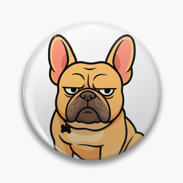 Item preview, Frenchie Grumpy Sticker designed and sold by FrenchieCreate.