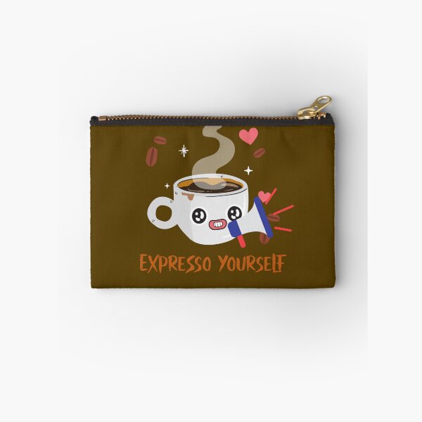 Item preview, Expresso Yourself – Cute Coffee Lover Design designed and sold by KissellArt.