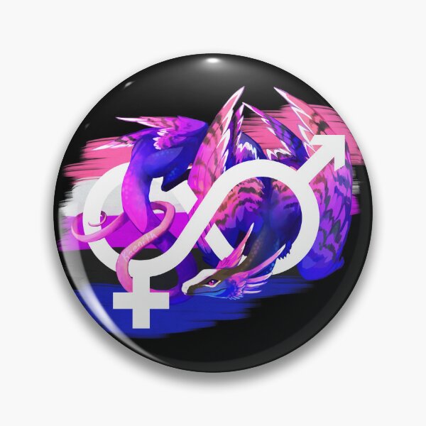 Item preview, Genderfluid Pride Dragon designed and sold by kaenith.