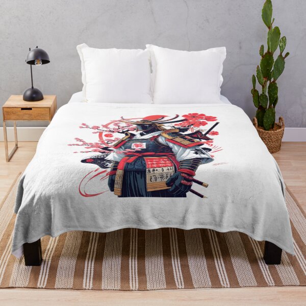 Item preview, Neo samurai - Cyber Bushido Cherry Blossom Design designed and sold by R-G-ARROW.