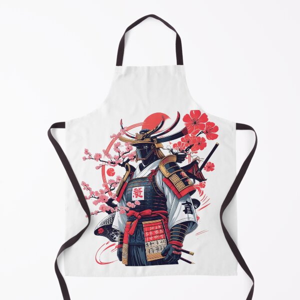 Item preview, Neo samurai - Cyber Bushido Cherry Blossom Design designed and sold by R-G-ARROW.