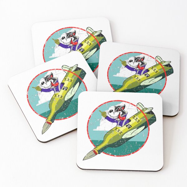 Item preview, USMC VMF-122 Werewolves WW2 F4U Corsair squadron - Grunge Style designed and sold by pzd501.