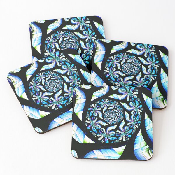 Item preview, Cyanic Vortex Bloom designed and sold by bloorose.