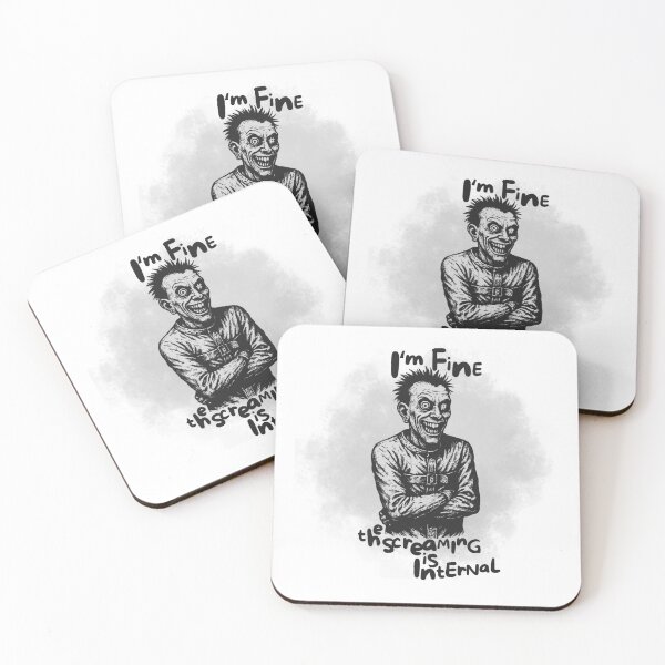 Item preview, I’m Fine, The Screaming is Internal designed and sold by UNK-Fatigues.