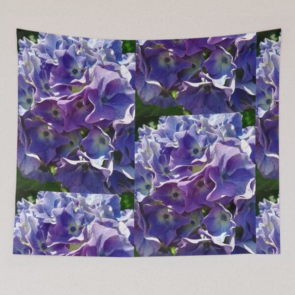 Item preview, Blue hydrangea in detail photograph designed and sold by esvb.