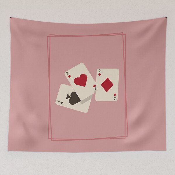 Item preview, Playing Cards Trio Art - 2 of Hearts, Spades & Diamonds  designed and sold by CherryWavesJune.