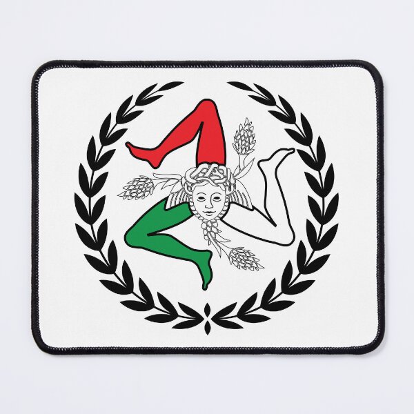Item preview, Trinacria Medusa Sicilian Emblem designed and sold by Freshinkshop.