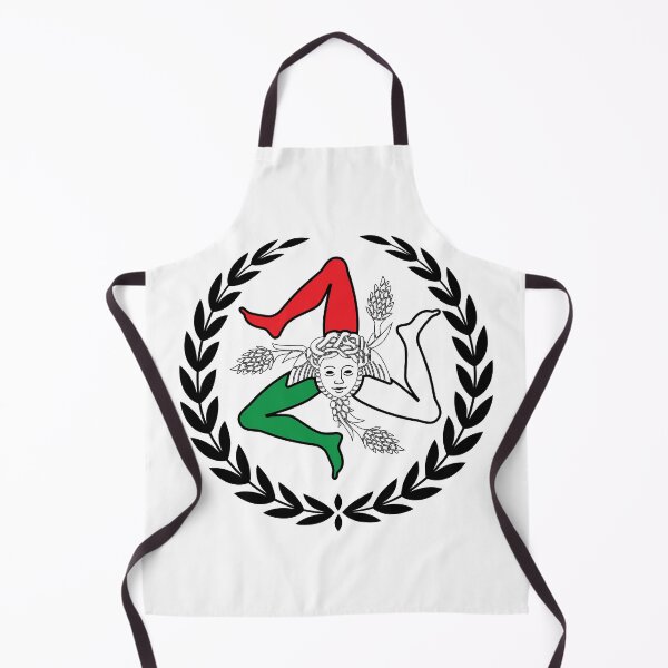 Item preview, Trinacria Medusa Sicilian Emblem designed and sold by Freshinkshop.