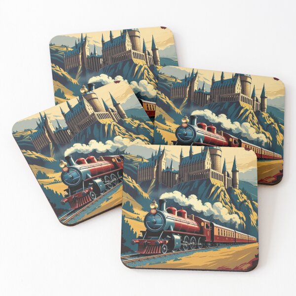 Item preview, magical scotland poster, highlands poster, mountains, magic school designed and sold by Bits & Bops Boutique.