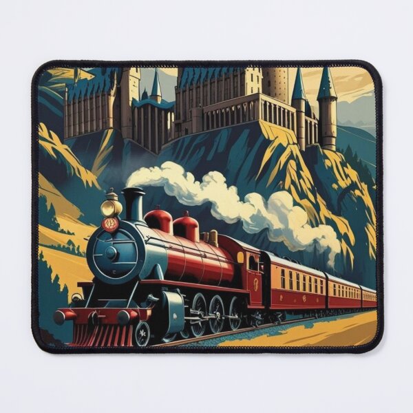 Item preview, magical scotland poster, highlands poster, mountains, magic school designed and sold by Bits & Bops Boutique.