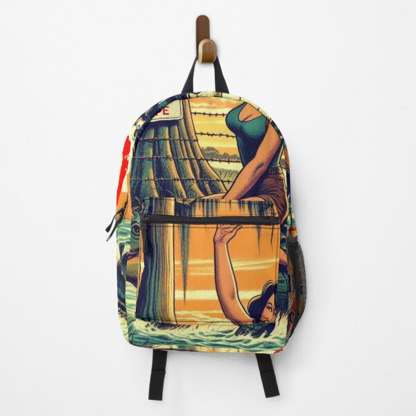 Item preview, Gorgeous Immigrant Escaping Alligator Alcatraz designed and sold by FloridaWildOnes.