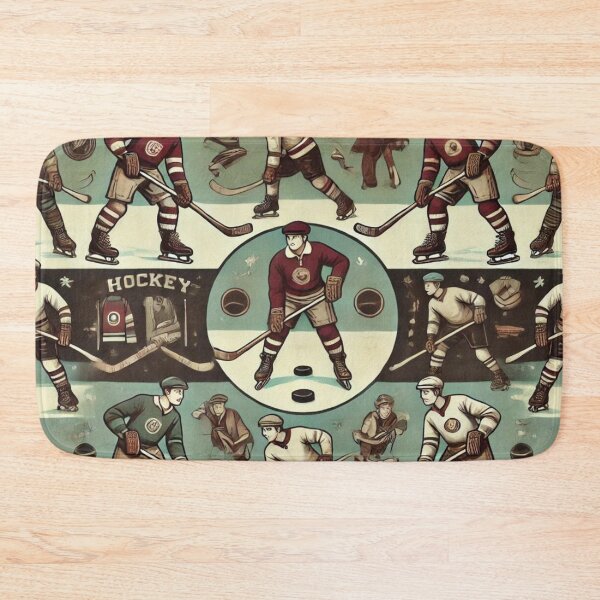 Item preview, hockey themed backpack design designed and sold by TEEJAMBOREE.
