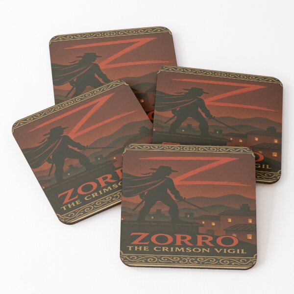 Item preview, Zorro — The Crimson Vigil designed and sold by mythographiaart.