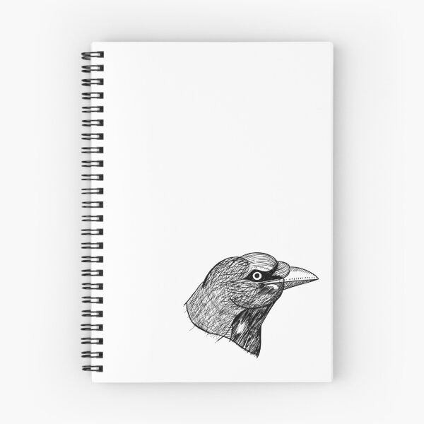 Item preview, Jackdaw designed and sold by AmanitaCrafts.