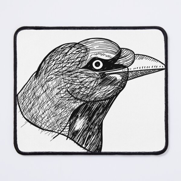 Item preview, Jackdaw designed and sold by AmanitaCrafts.