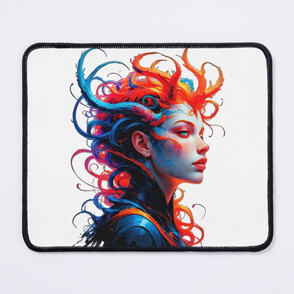 Item preview, Inferno & Ice Beauty. Elemental Goddes Portrait designed and sold by R-G-ARROW.