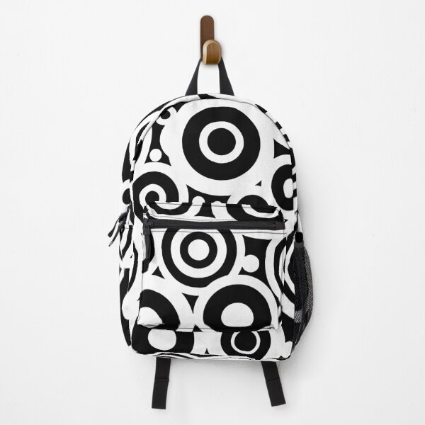 Item preview, Black and White Circles Pattern designed and sold by ArtFactoryAI.