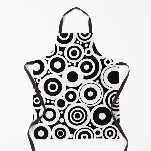 Item preview, Black and White Circles Pattern designed and sold by ArtFactoryAI.