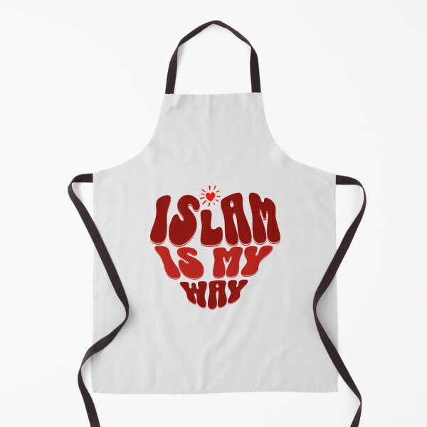 Item preview, Islam Is My Way ( red ) – Bold Heart Typography Design designed and sold by D-Islamic.