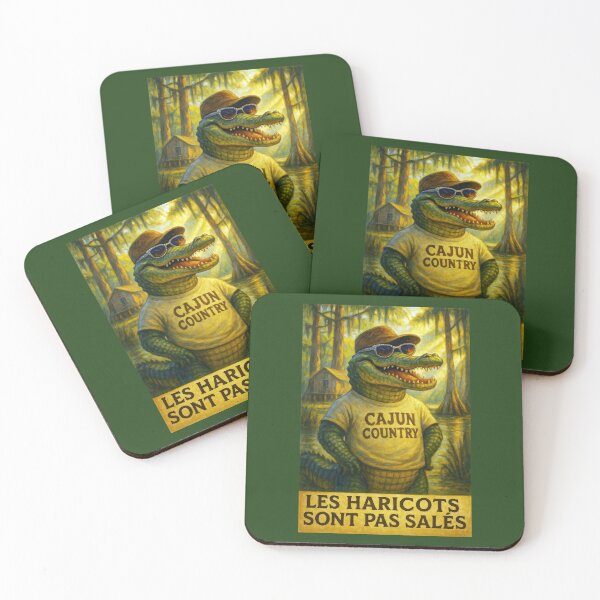 Item preview, Les Haricots Sont Pas Sales in Cajun Country designed and sold by Tridentulus.