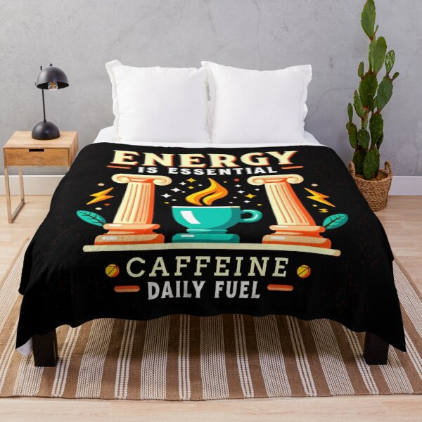 Item preview, Motivational Coffee Lover ENERGY IS ESSENTIAL CAFFEINE DAILY FUEL. designed and sold by Giulivo Store Graphic.