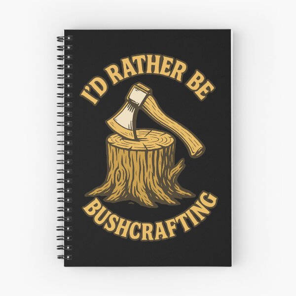 Item preview, I'd Rather Be Bushcrafting Prepper Survival designed and sold by LuminOrb.