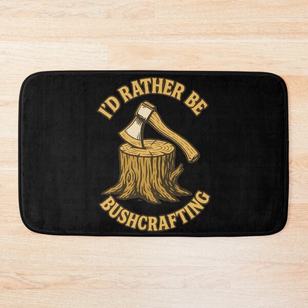 Item preview, I'd Rather Be Bushcrafting Prepper Survival designed and sold by LuminOrb.