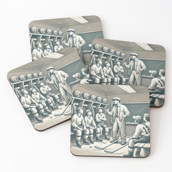 Item preview, hockey themed backpack design designed and sold by TEEJAMBOREE.