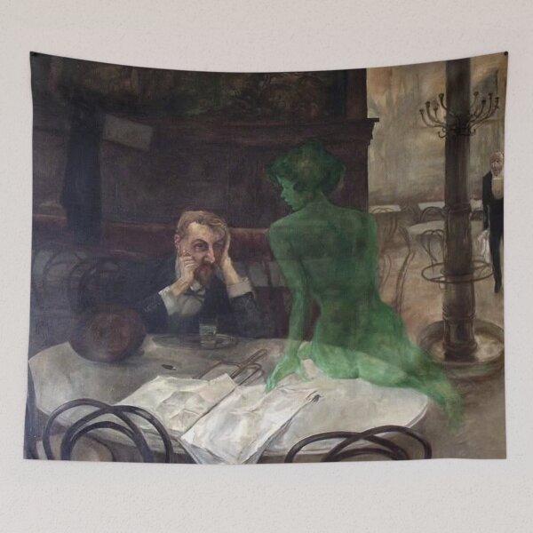 Item preview, The Absinthe Drinker 1901 designed and sold by RickE.