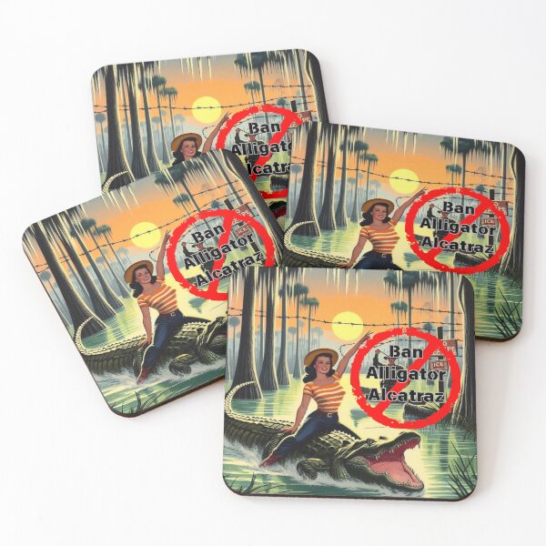 Item preview, Escape Alligator Alcatraz designed and sold by FloridaWildOnes.